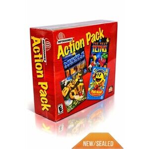 Infogrames Action Pack PC – Sealed Retro Atari Classics Pac‑Man Tetris Bundle